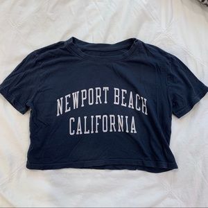 Brandy Melville Newport Cropped Tee